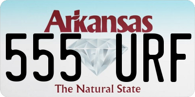 AR license plate 555URF
