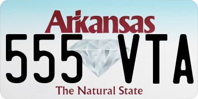 AR license plate 555VTA