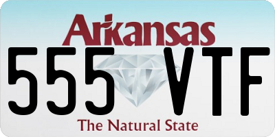 AR license plate 555VTF