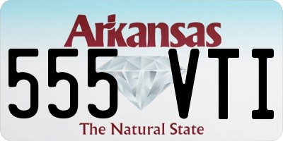AR license plate 555VTI