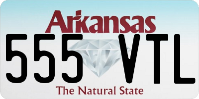 AR license plate 555VTL