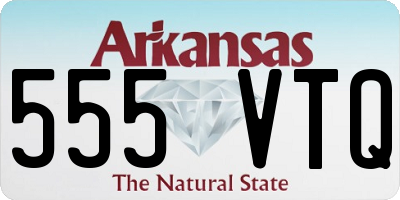 AR license plate 555VTQ