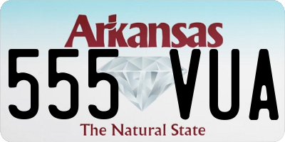 AR license plate 555VUA