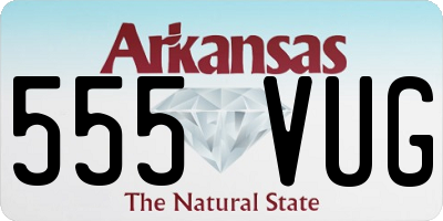 AR license plate 555VUG