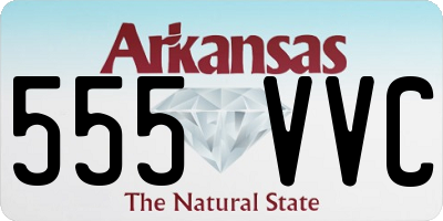 AR license plate 555VVC