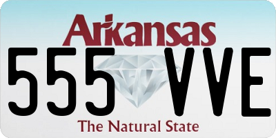 AR license plate 555VVE