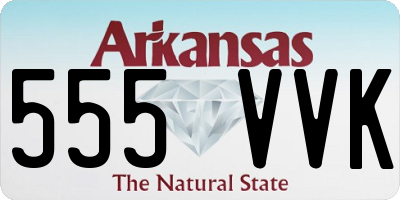 AR license plate 555VVK