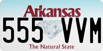 AR license plate 555VVM