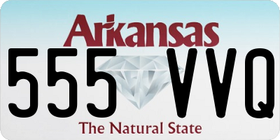 AR license plate 555VVQ