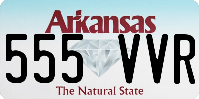 AR license plate 555VVR
