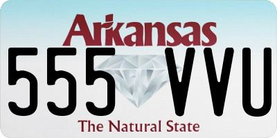 AR license plate 555VVU