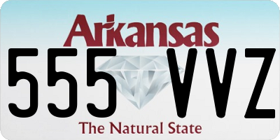 AR license plate 555VVZ