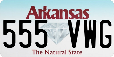 AR license plate 555VWG