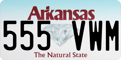 AR license plate 555VWM