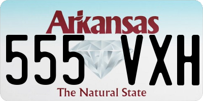 AR license plate 555VXH
