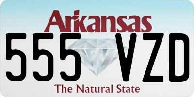 AR license plate 555VZD