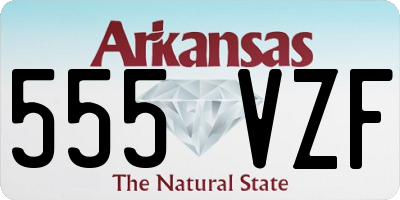 AR license plate 555VZF