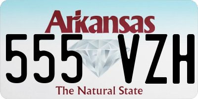 AR license plate 555VZH