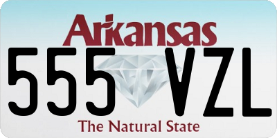 AR license plate 555VZL