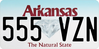 AR license plate 555VZN