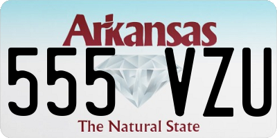 AR license plate 555VZU