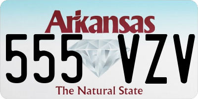 AR license plate 555VZV