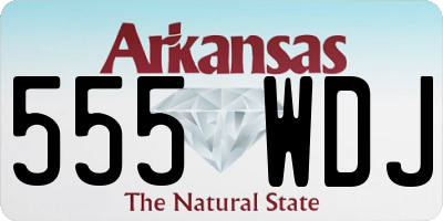 AR license plate 555WDJ