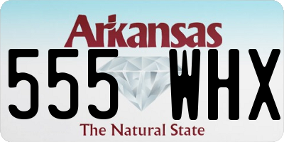 AR license plate 555WHX
