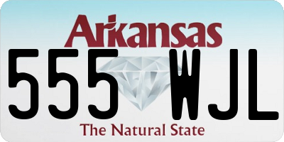 AR license plate 555WJL