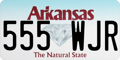 AR license plate 555WJR