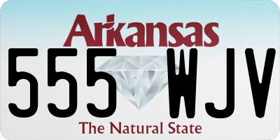 AR license plate 555WJV