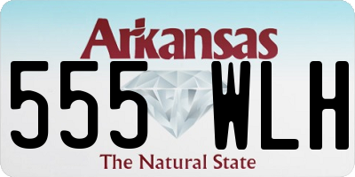 AR license plate 555WLH