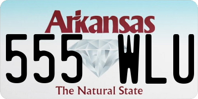 AR license plate 555WLU