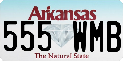 AR license plate 555WMB