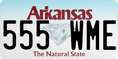 AR license plate 555WME