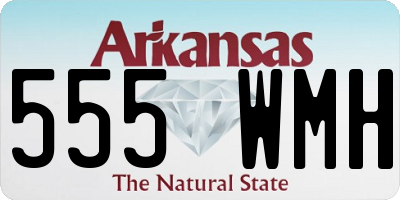 AR license plate 555WMH