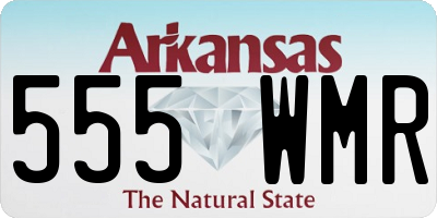 AR license plate 555WMR
