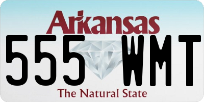 AR license plate 555WMT
