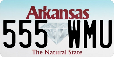 AR license plate 555WMU