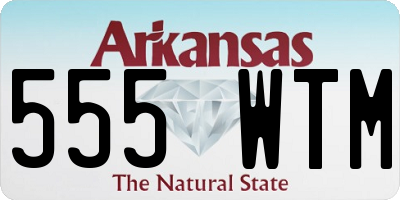 AR license plate 555WTM