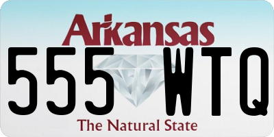 AR license plate 555WTQ