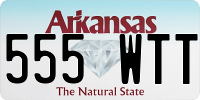 AR license plate 555WTT