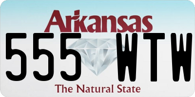 AR license plate 555WTW