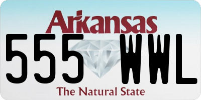 AR license plate 555WWL