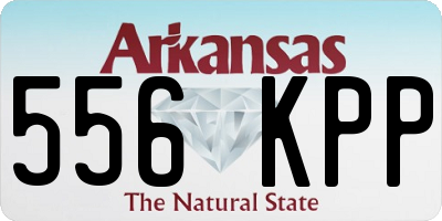 AR license plate 556KPP