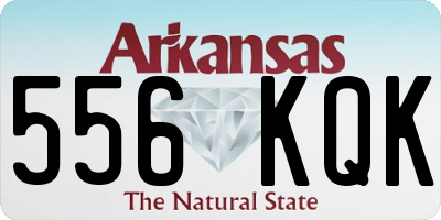 AR license plate 556KQK