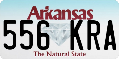 AR license plate 556KRA