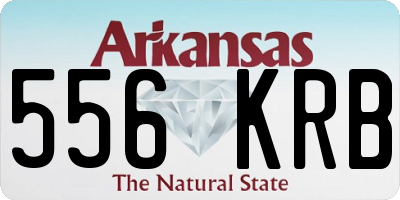 AR license plate 556KRB