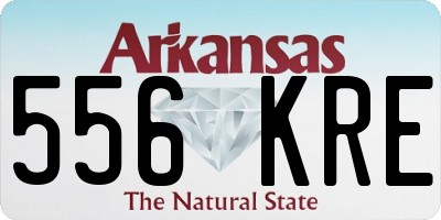 AR license plate 556KRE