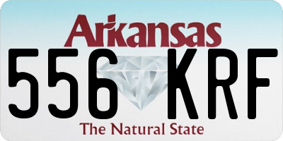 AR license plate 556KRF
